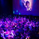 Guests dance to Prince music as a slideshow flashes images of the artist above the stage during a memorial dance party at the First Avenue nightclub April 21, 2016, in Minneapolis. Prince, 57, was pronounced dead April 21 shortly after being found unresponsive at Paisley Park Studios in Chanhassen, Minn., near Minneapolis.
Scott Olson/Getty Images
